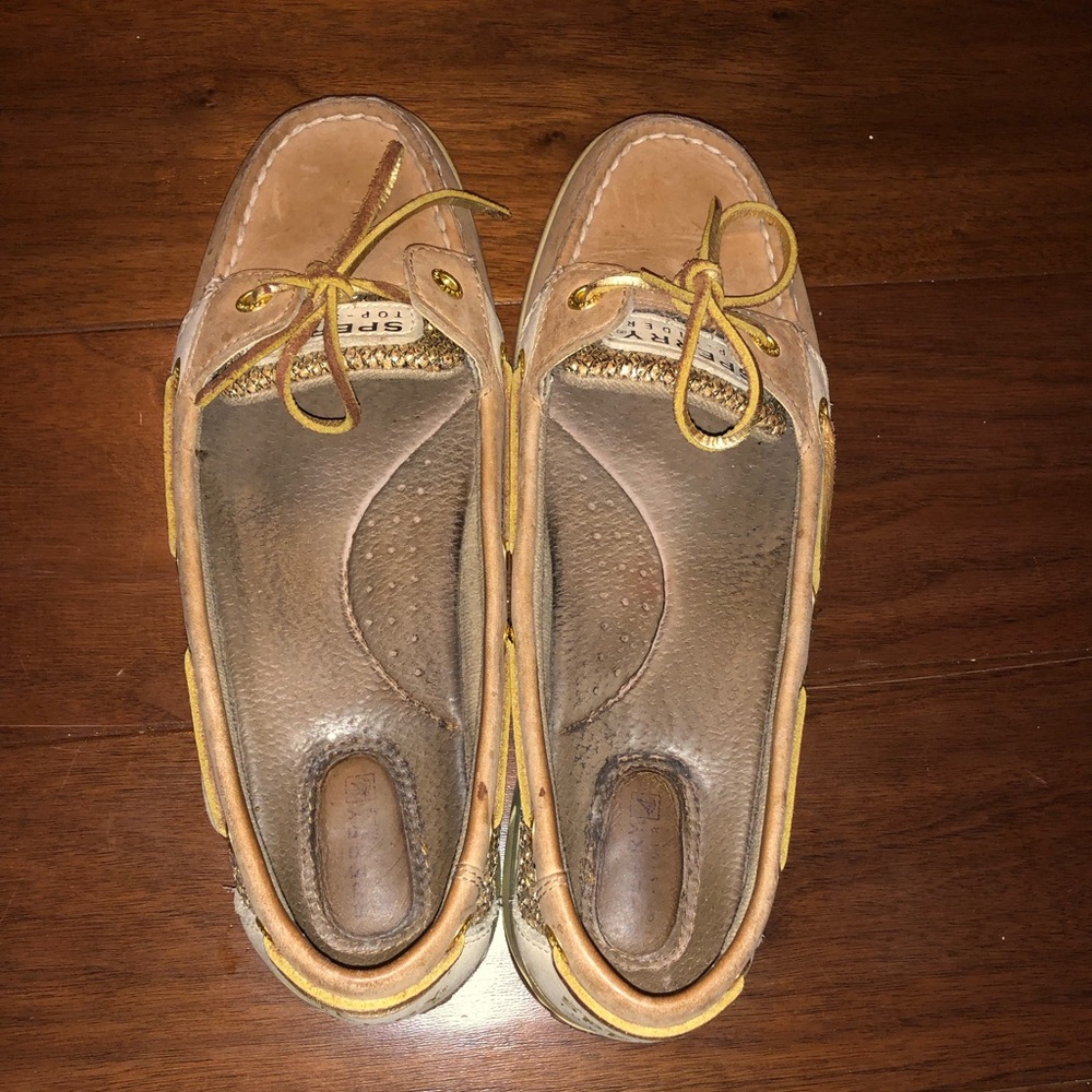 GOLD Sperry Topsider